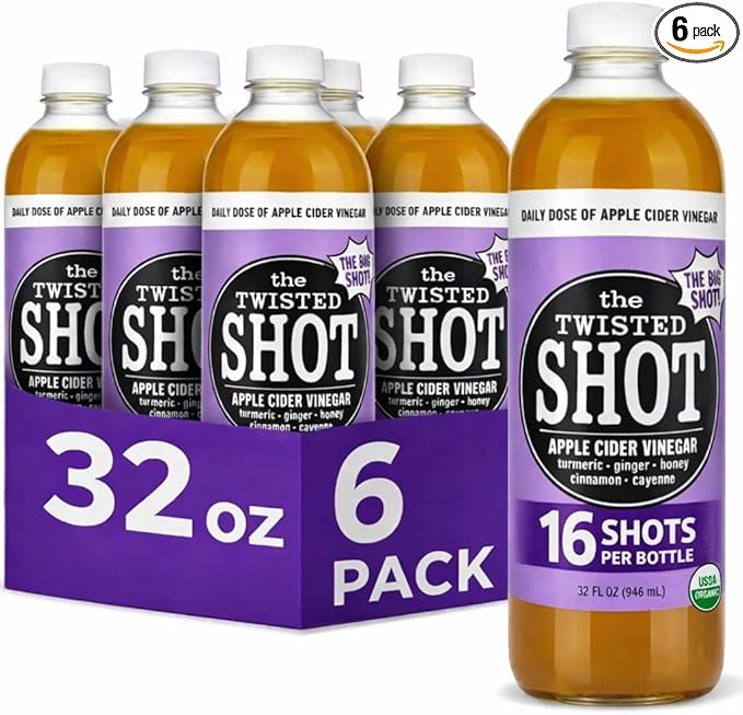 The Twisted Shot — 6-pack of 32oz Big Shot bottles